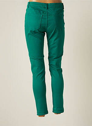 Pantalon slim elasticitate mărime normală verde NINA CARTER femeie