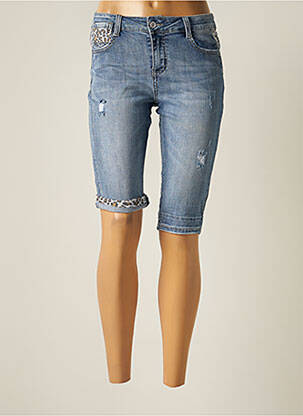 Bermudă albastru DENIMART femeie