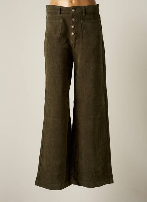 Pantalon larg verde SMF femeie