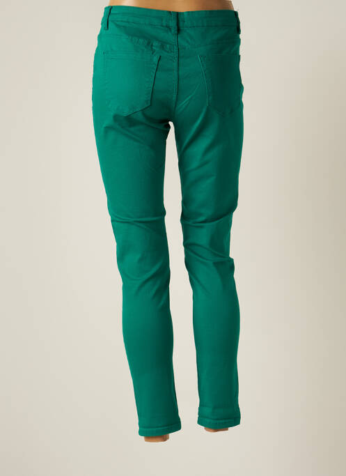 Pantalon slim verde NINA CARTER femeie