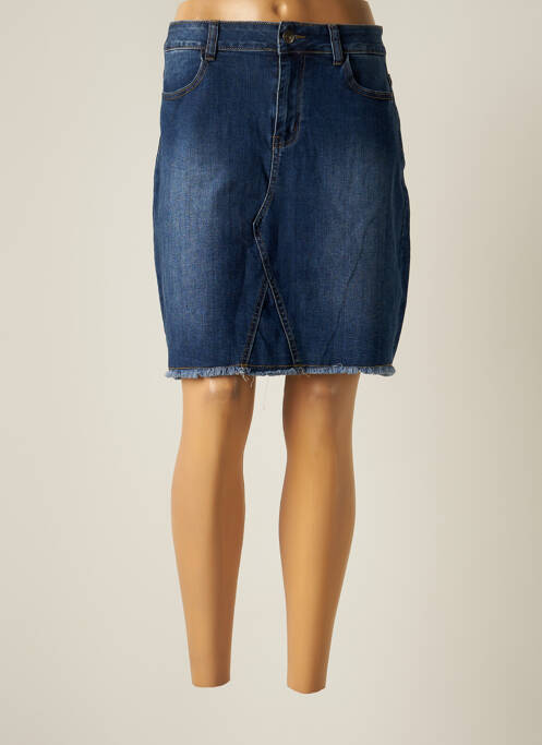 Fustă midi albastru DENIMART femeie