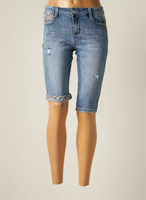 Bermudă albastru DENIMART femeie