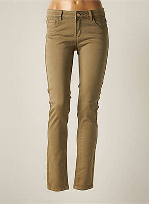 Pantalon slim verde R.DISPLAY femeie