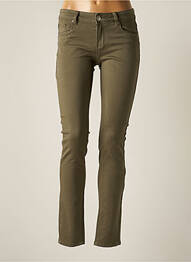 Pantalon slim conic mărime normală verde R.DISPLAY femeie