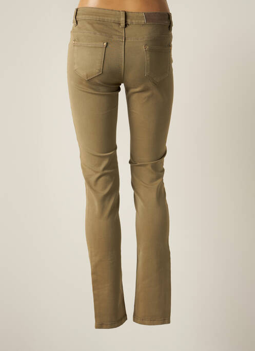 Pantalon slim verde R.DISPLAY femeie