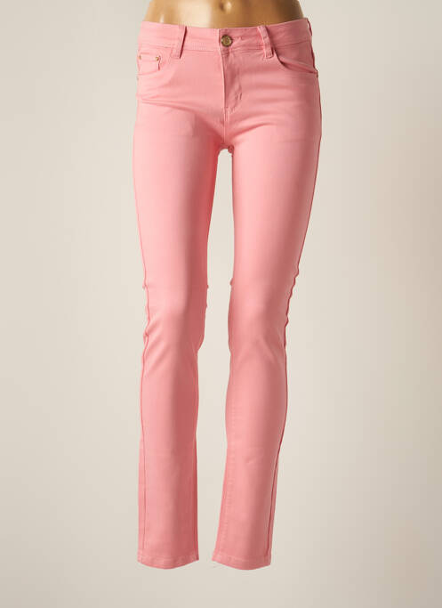 Pantalon slim roz R.DISPLAY femeie