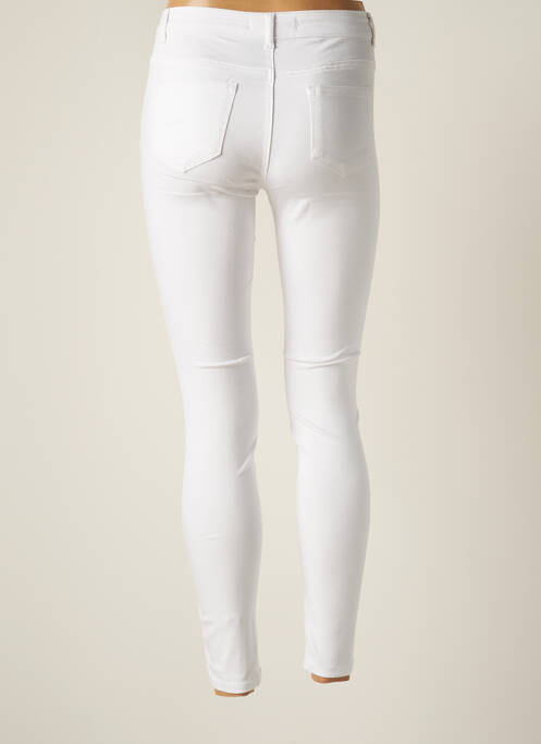 Pantalon slim alb NINA CARTER femeie