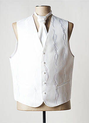 Vestă fără mâneci alb VIRTUOSE bărbat