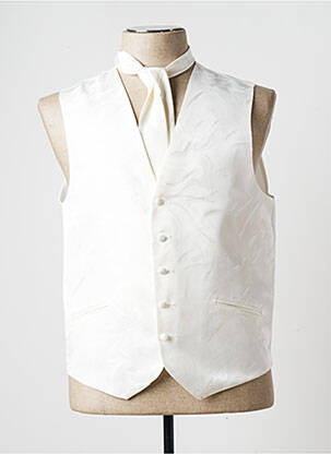 Vestă fără mâneci alb GUY LAURENT bărbat