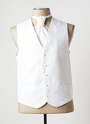 Vestă fără mâneci alb GUY LAURENT bărbat