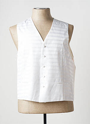 Vestă fără mâneci alb BARBERINI bărbat