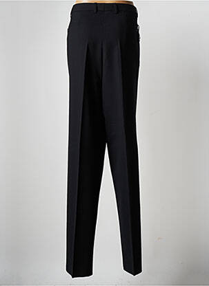 Pantalon drept țesătură poplin mărime normală negru HAROLD bărbat