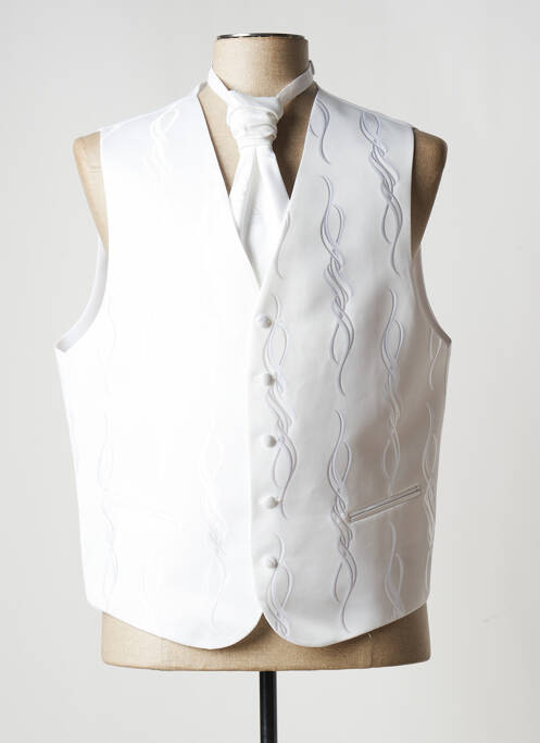 Vestă fără mâneci alb VIRTUOSE bărbat