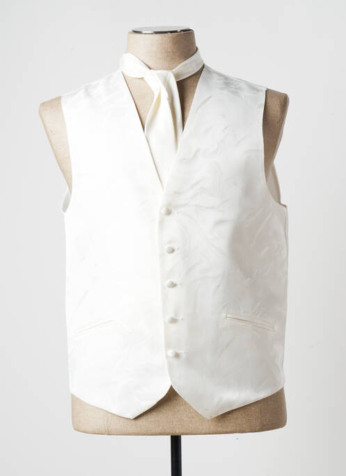 Vestă fără mâneci alb GUY LAURENT bărbat