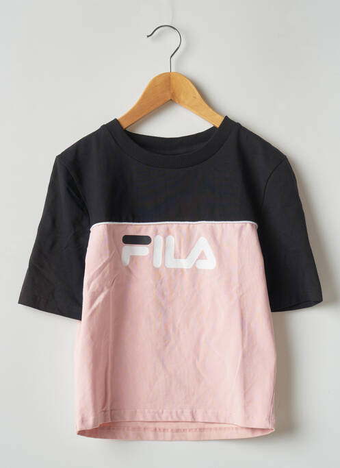 Tricou roz FILA fată