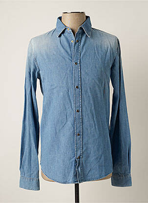 Cămașă cu mâneci lungi albastru EMPORIO ARMANI bărbat