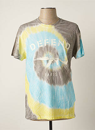 Tricou albastru DEFEND bărbat