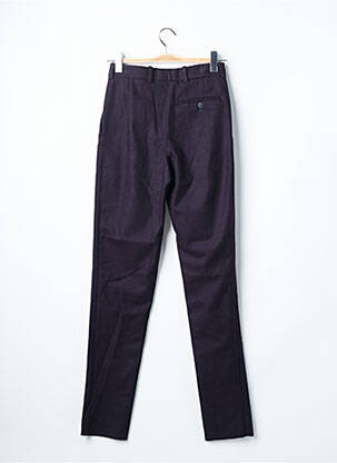 Pantalon drept croială morcov talie înaltă roșu AZZARO femeie