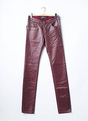 Pantalon slim talie înaltă talie înaltă roșu AZZARO femeie