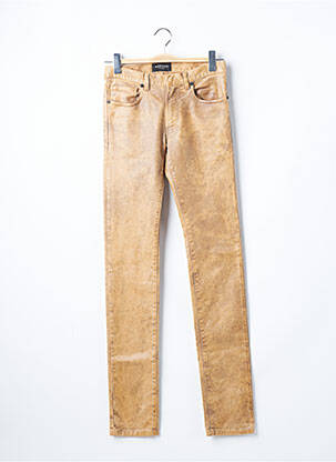 Blugi cu croială slim bej AZZARO femeie