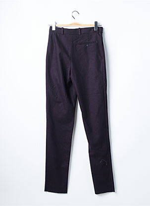 Pantalon drept croială morcov talie înaltă roșu AZZARO femeie
