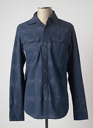 Cămașă cu mâneci lungi albastru RAW-7 bărbat