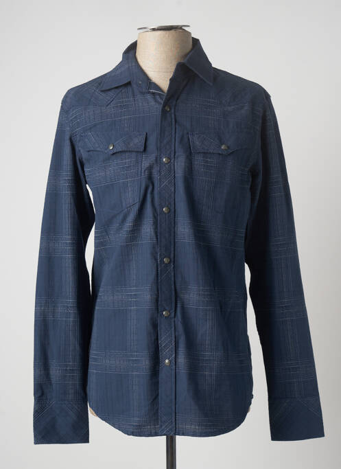 Cămașă cu mâneci lungi albastru RAW-7 bărbat