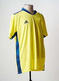 Tricou elasticitate mâneci scurte galben ADIDAS homme