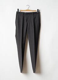 Pantalon slim închidere cu fermoar sub clapetă cu cârlig mărime normală gri THE KOOPLES homme