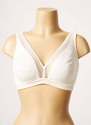 Sutien efect material satinat top triunghiuri roz PRINCESSE TAM-TAM femeie