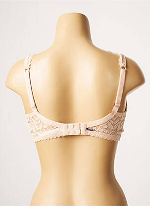 Sutien efect material satinat top triunghiuri roz PRINCESSE TAM-TAM femeie