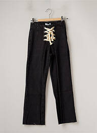 Pantalon 7/8 talie înaltă talie înaltă negru LAAGAM femme