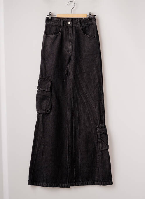 Blugi cu croială largă negru LAAGAM femeie