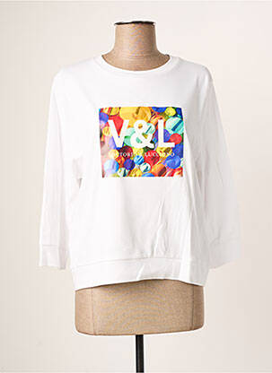 Hanorac alb VICTORIO & LUCCHINO femeie