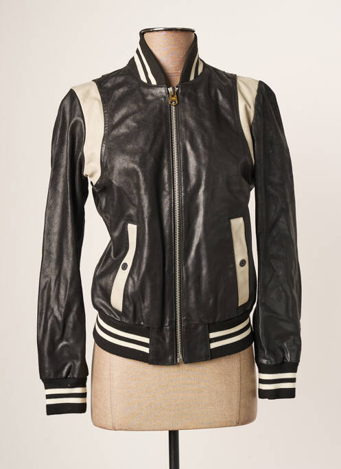 Geacă din piele negru G STAR femeie