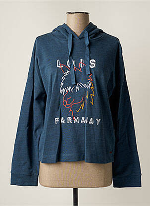 Hanorac cu glugă albastru LOIS femeie