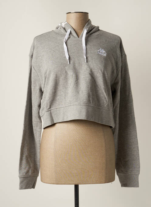 Hanorac cu glugă gri KAPPA femeie