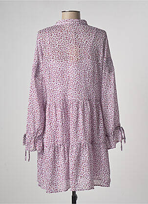 Rochie scurtă croială evazată mâneci lungi violet SALSA femeie