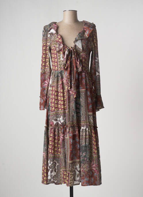 Rochie midi maro SALSA femeie