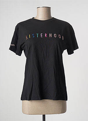 Tricou elasticitate mâneci scurte negru LAAGAM femeie