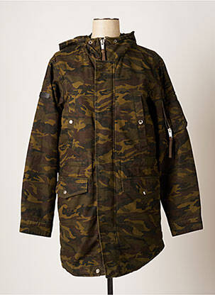 Parka mâneci lungi fără glugă verde THE KOOPLES (SPORT) bărbat