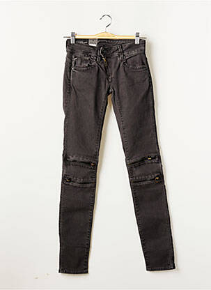 Blugi skinny elasticitate talie joasă gri G STAR femeie