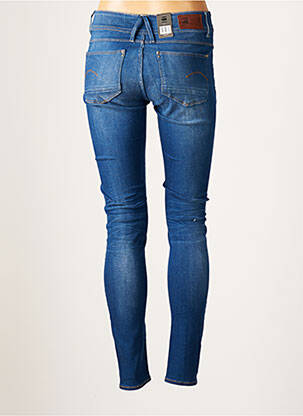 Blugi skinny elasticitate talie joasă albastru G STAR femeie