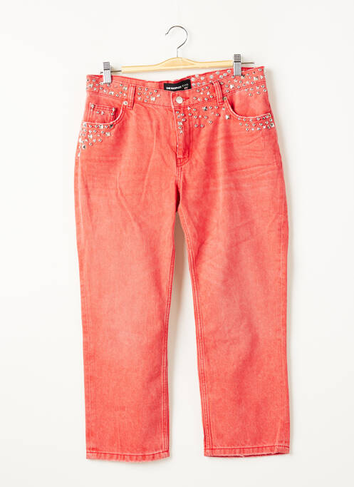 Blugi cu croială dreaptă roșu THE KOOPLES femeie