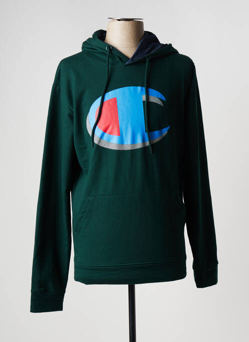 Hanorac cu glugă verde CHAMPION bărbat
