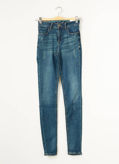 Blugi skinny talie înaltă talie înaltă albastru TIFFOSI femme