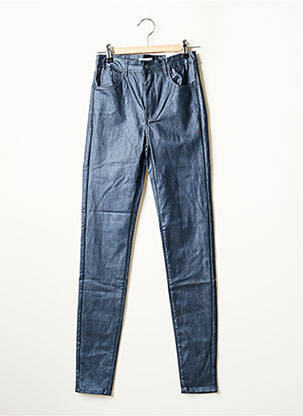 Pantalon slim albastru TIFFOSI fată