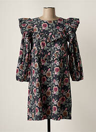 Rochie scurtă mâneci 3/4 mâneci 3/4 gri LOIS femeie