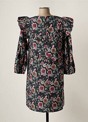 Rochie scurtă mâneci 3/4 mâneci 3/4 gri LOIS femeie