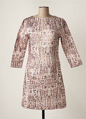 Rochie scurtă bej VICTORIO & LUCCHINO femeie